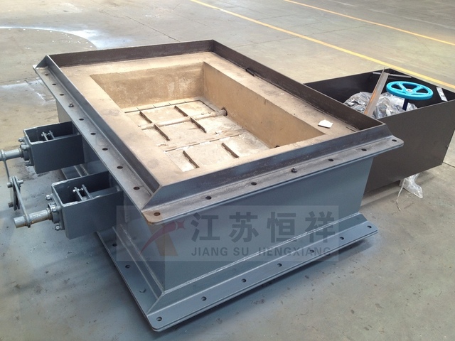 气动矩形烟道挡板